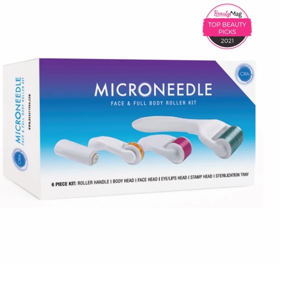 ORA Microneedle Face & Full Body Roller Kit (5 piece kit) - Picture 3 of 10